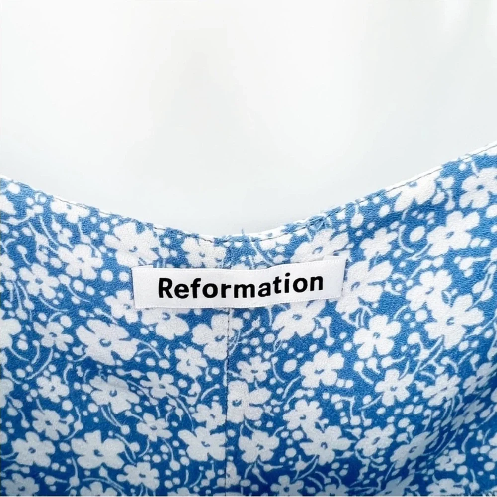 Reformation Marlowe Floral Mini Dress XL - Picture 6 of 6